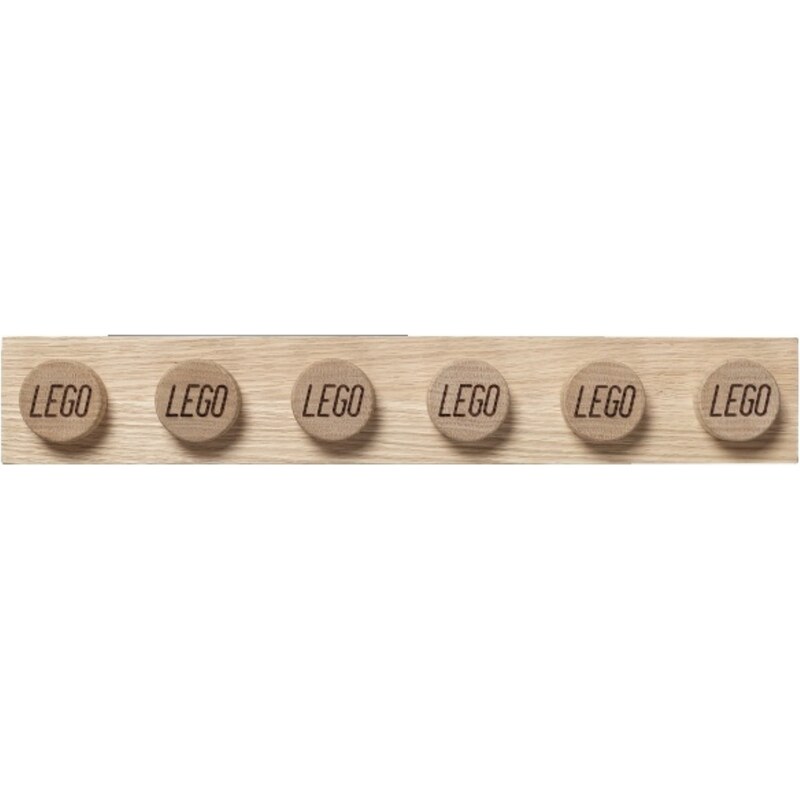 Lego Světlá dubová nástěnná police LEGO Storage 47 x 11 cm