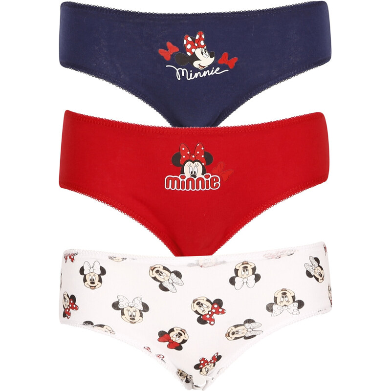 3PACK dívčí kalhotky E plus M Minnie vícebarevné (52 33 9869) 104