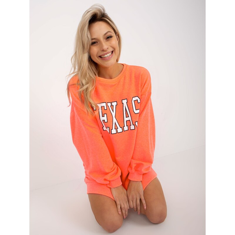 ex moda Sweatshirt-EM-BL-U719.82P-fluo orange