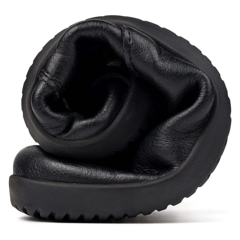 Ahinsa Shoes Pánské barefoot boty Chelsea černé