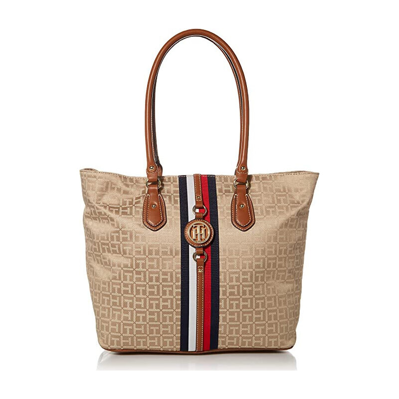 Tommy Hilfiger Kabelka Jaden Plus Tote Tommy Cognac 75670693