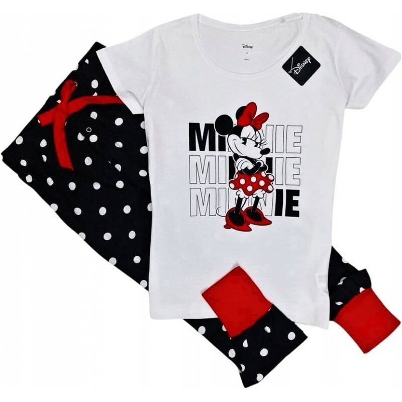 E plus M Dámské pyžamo Minnie Mouse s dlouhými nohavicemi