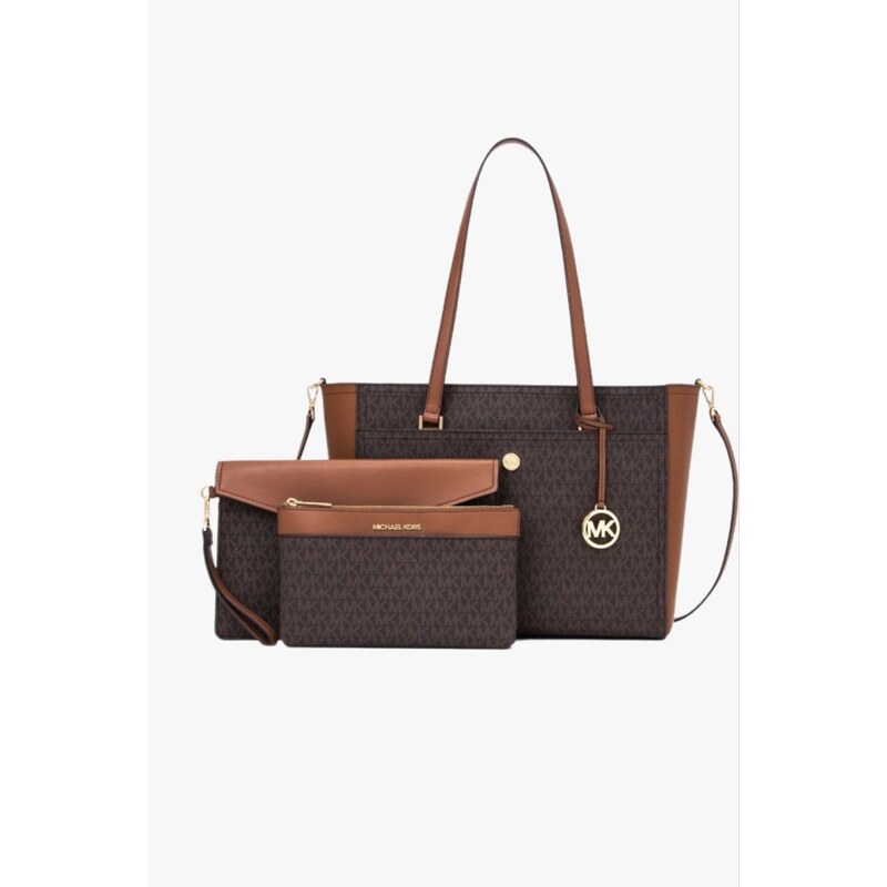 Michael Kors MAISIE 3v1 set dámských kabelek barva brown monogram