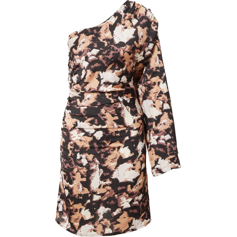 Rut & Circle Šaty rezavě hnědá / cappuccino / černá / offwhite 109569296