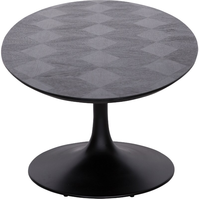 Černý dubový oválný jídelní stůl Richmond Blax 250 x 120 cm