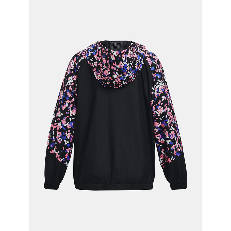 Under Armour Bunda Woven FZ Jacket-BLK - Holky