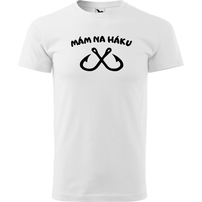 Fenomeno Pánské tričko Mám na háku - bílé