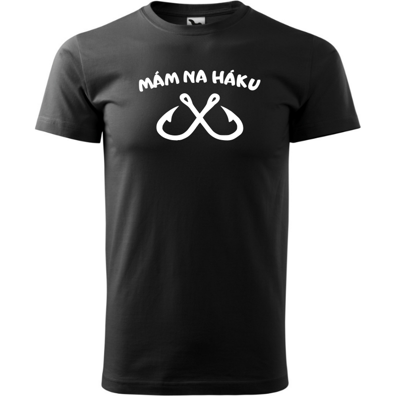 Fenomeno Pánské tričko Mám na háku - černé