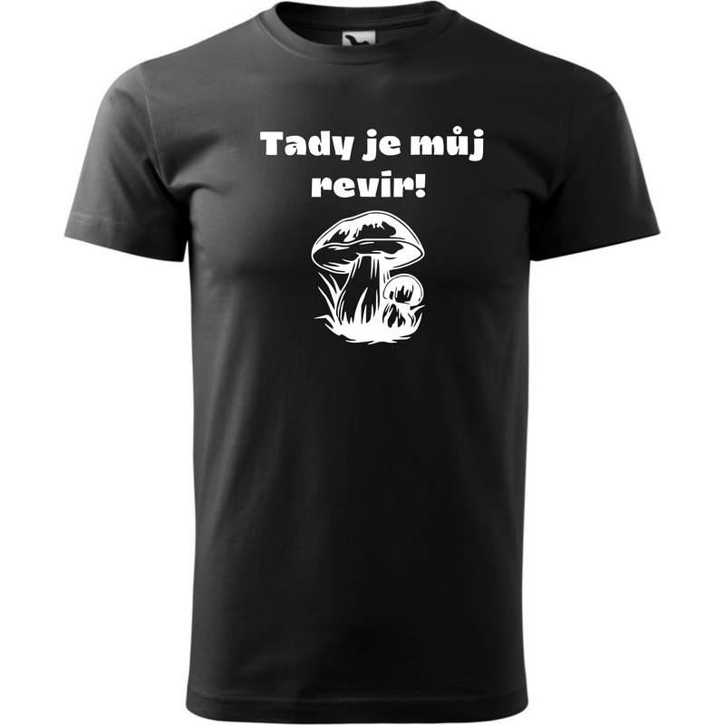 Fenomeno Pánské tričko Tady je můj revír - černé