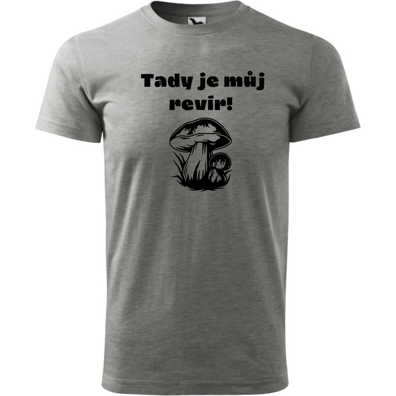 Fenomeno Pánské tričko Tady je můj revír - šedé