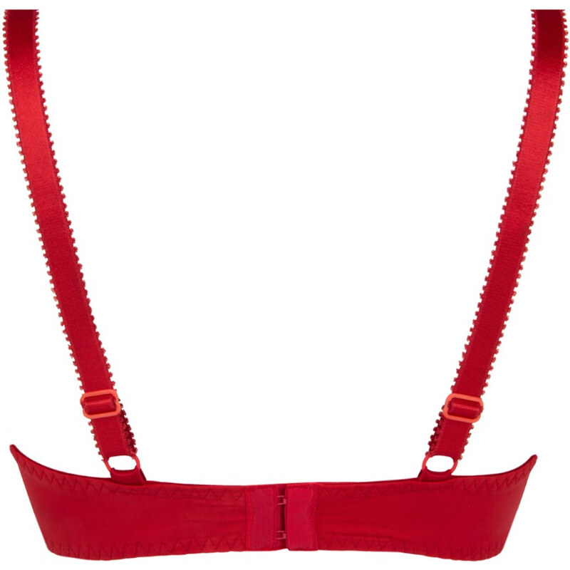 Antigel - Stricto sensuelle podprsenka triangle bez kostic nevyztužená červená
