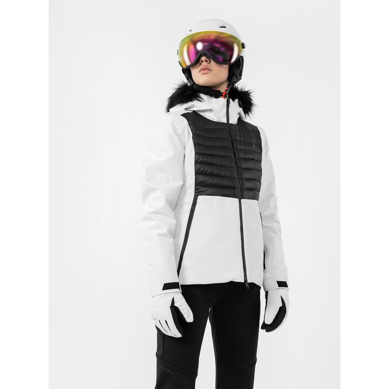 4F Dámská lyžařská bunda 4FPRO s recyklovanou výplní PrimaLoft Black