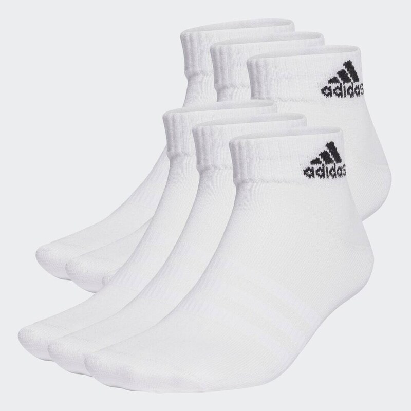 Adidas Ponožky Thin and Light Sportswear Ankle – 6 párů