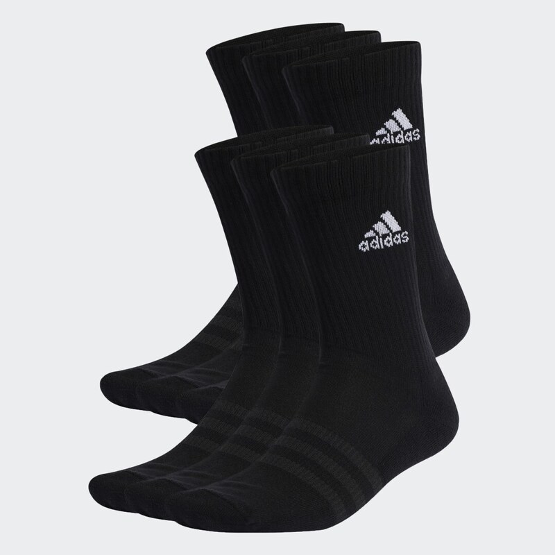 Adidas Ponožky Cushioned Sportswear Crew – 6 párů