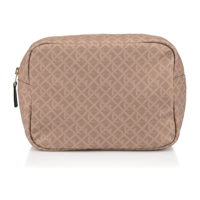 KOSMETICKÁ TAŠKA GANT D1. MONOGRAM PRINT WASH BAG hnědá None