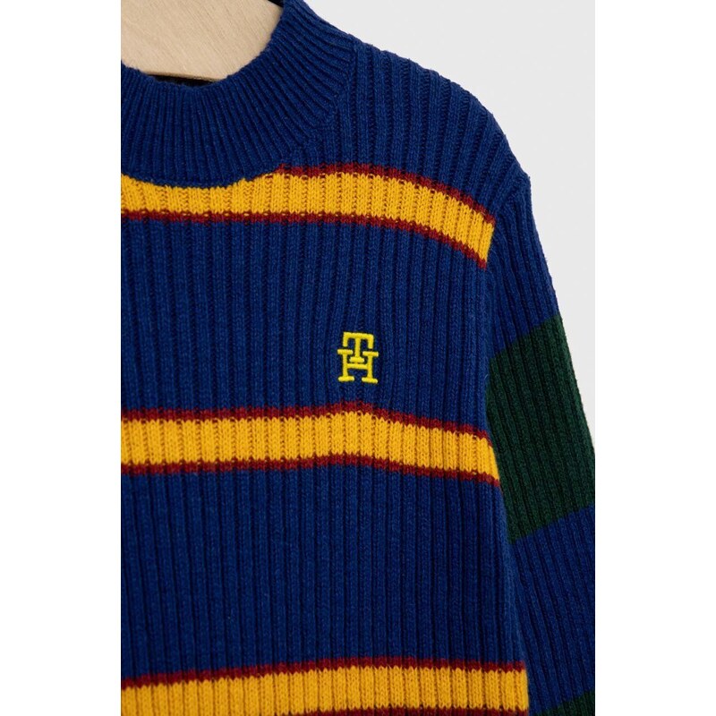 Tommy Hilfiger tmavomodrá barva, midi