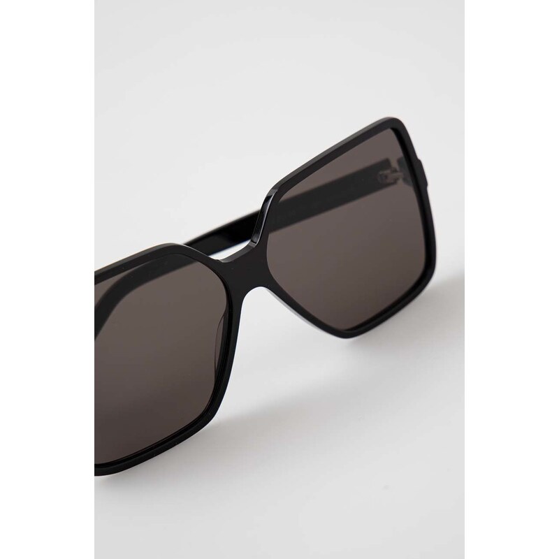 Sluneční brýle Saint Laurent Betty dámské, černá barva