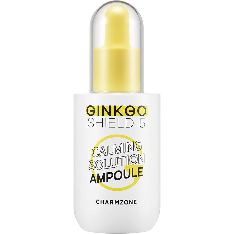 Charmzone Ginkgo Shield-5 Calming Solution Ampoule - Zklidňující sérum s obsahem Ginkga | 50ml