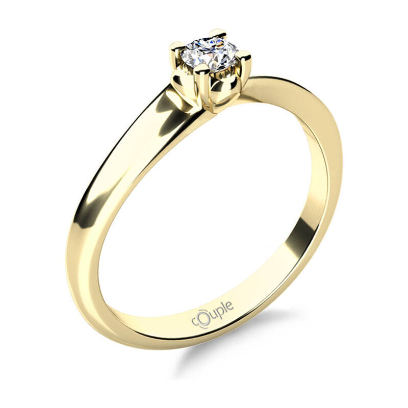 Couple Zlatý dámský prsten Izzie 6814252 Velikost prstenu: 50