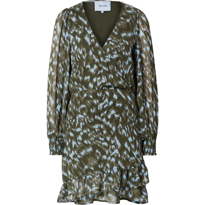 minus Šaty Eria světlemodrá / khaki / olivová 109105278