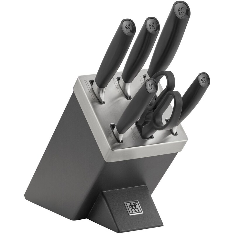 Zwilling All Star samoostřící blok s noži 7 ks, antracitový, 33760-500