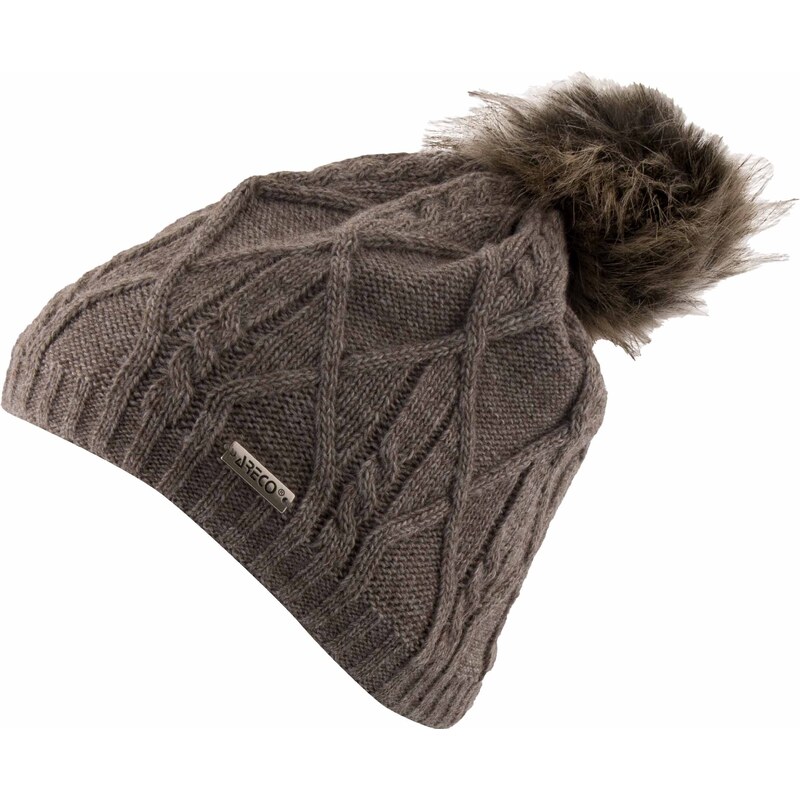 Dámská čepice Areco Brown UNI hnědá 109624767