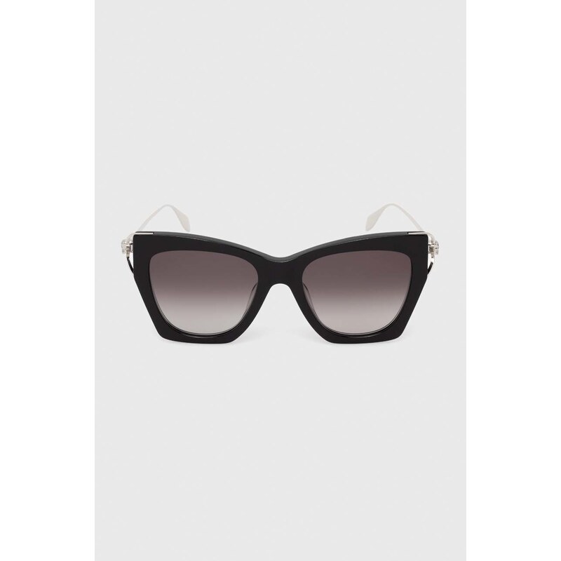 Sluneční brýle Alexander McQueen dámské, stříbrná barva