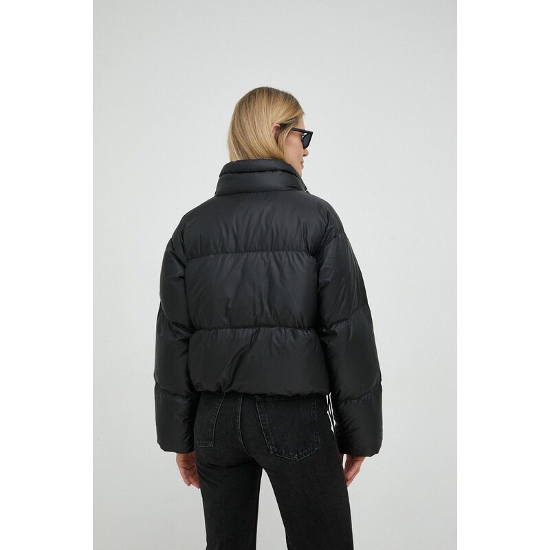 Péřová bunda MICHAEL Michael Kors dámská, černá barva, zimní, oversize