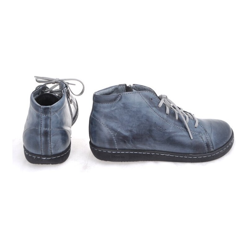 Nebesky modré kotníkové boty se zateplením Kacper 4-3211 modrá