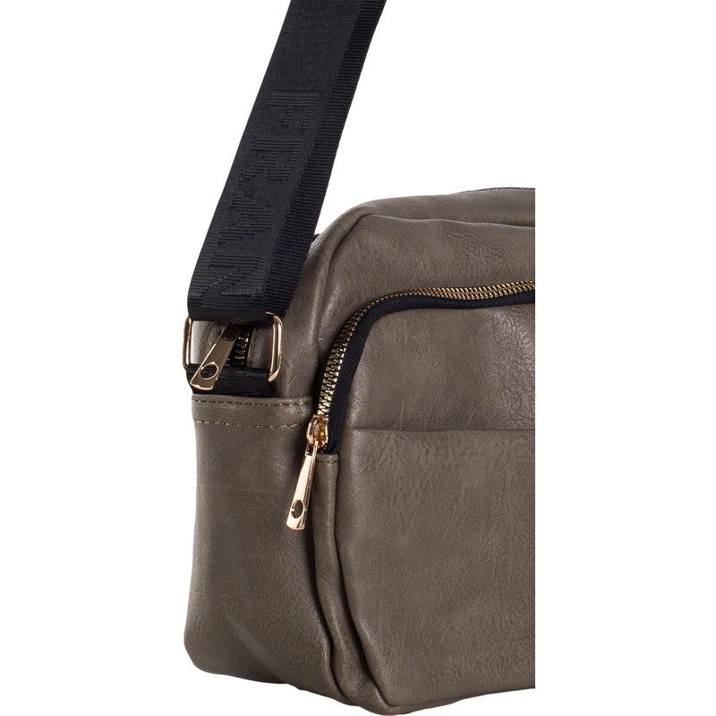 Fashionhunters Khaki messenger taška se širokým popruhem