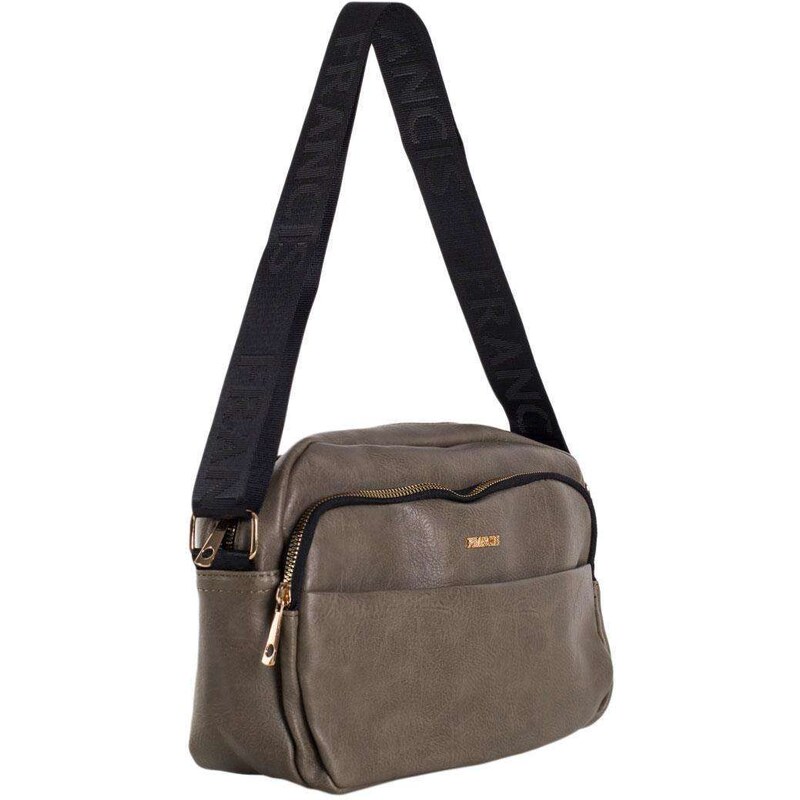 Fashionhunters Khaki messenger taška se širokým popruhem