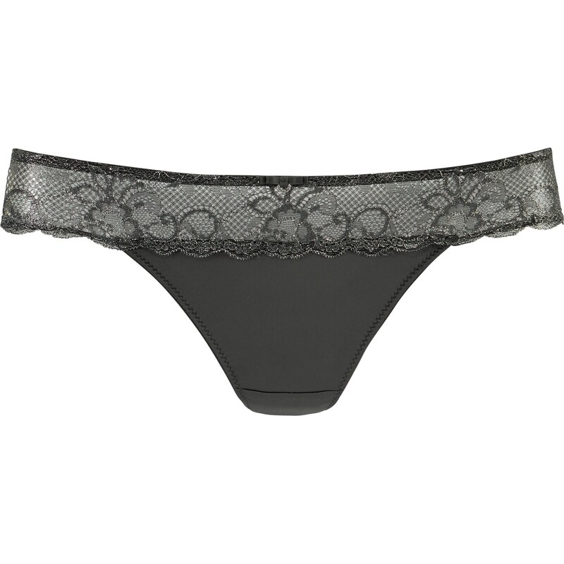 LASCANA Tanga šedá / černá