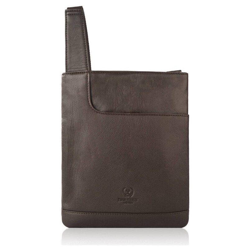 Dámská crossbody z pravé kůže Kabelky od Hraběnky; hnědá 83728790