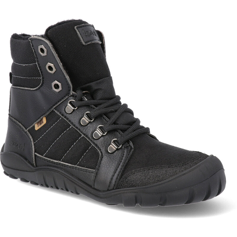 Barefoot zimní boty Koel - Mica Vegan Tex Black černé