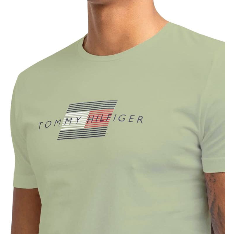 Pánské zelené triko Tommy Hilfiger