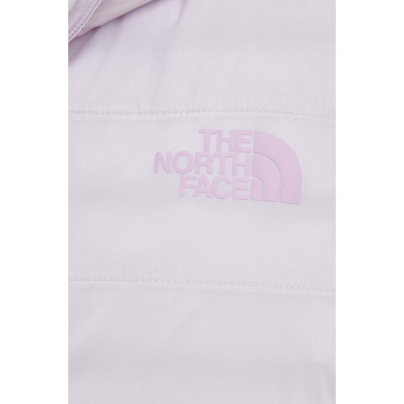 Sportovní bunda The North Face Thermoball 50/50 fialová barva