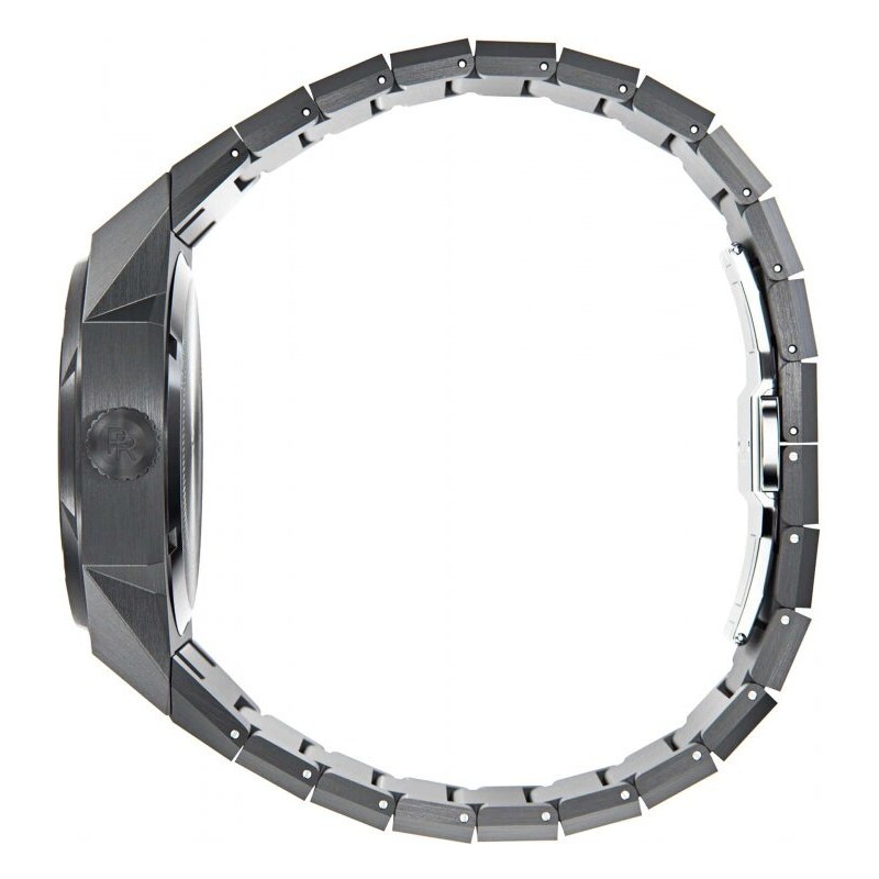 Černé pánské hodinky Paul Rich s ocelovým páskem Elements Black Moon 45MM