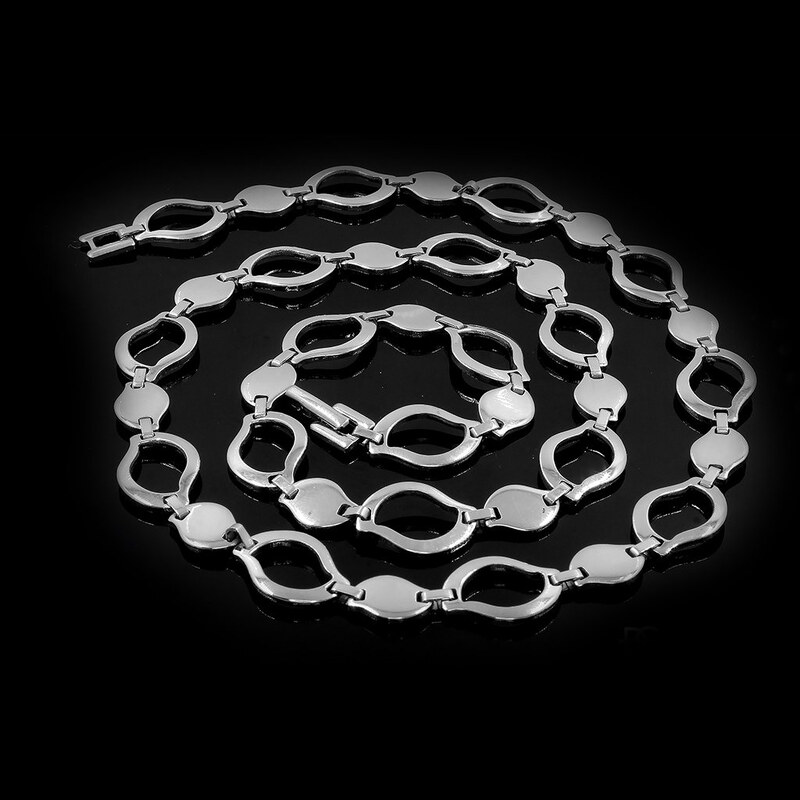 Dámský ocelový řetízek se střídavými očky | DG Šperky