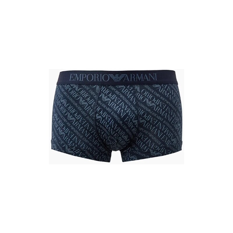 Pánské boxerky 111290 2F508 16136 tm. modrá - Emporio Armani