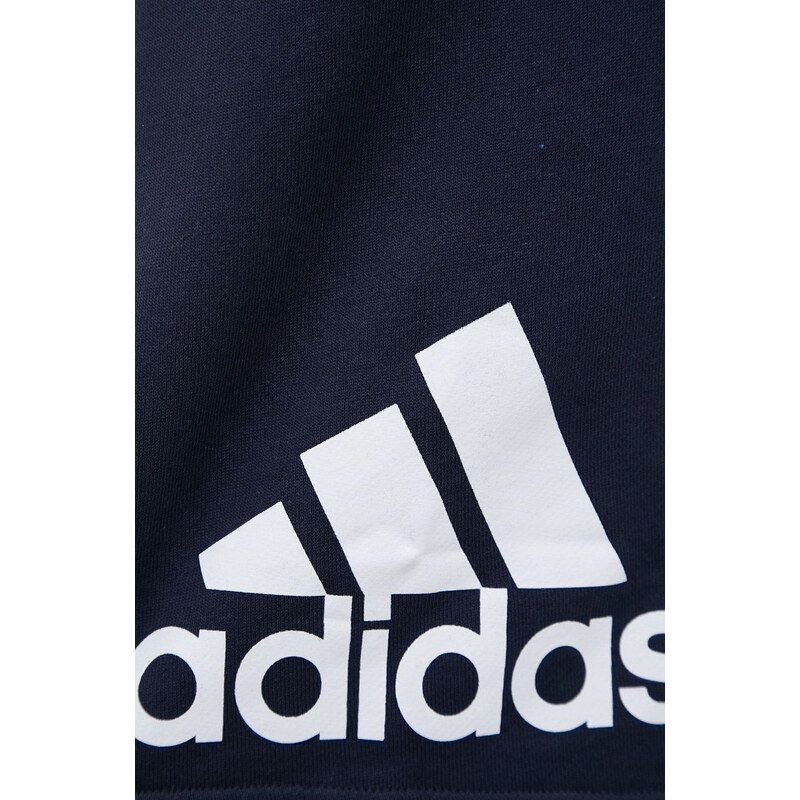 Bavlněné šortky adidas pánské, tmavomodrá barva, IC9402