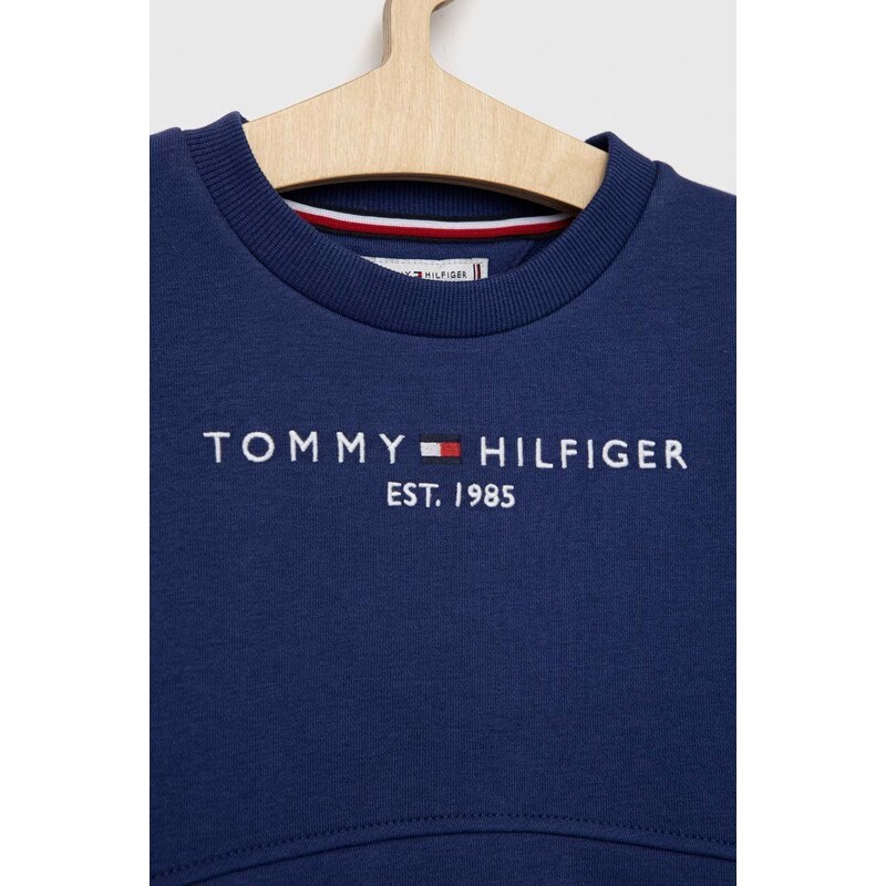 Dětská tepláková souprava Tommy Hilfiger tmavomodrá barva