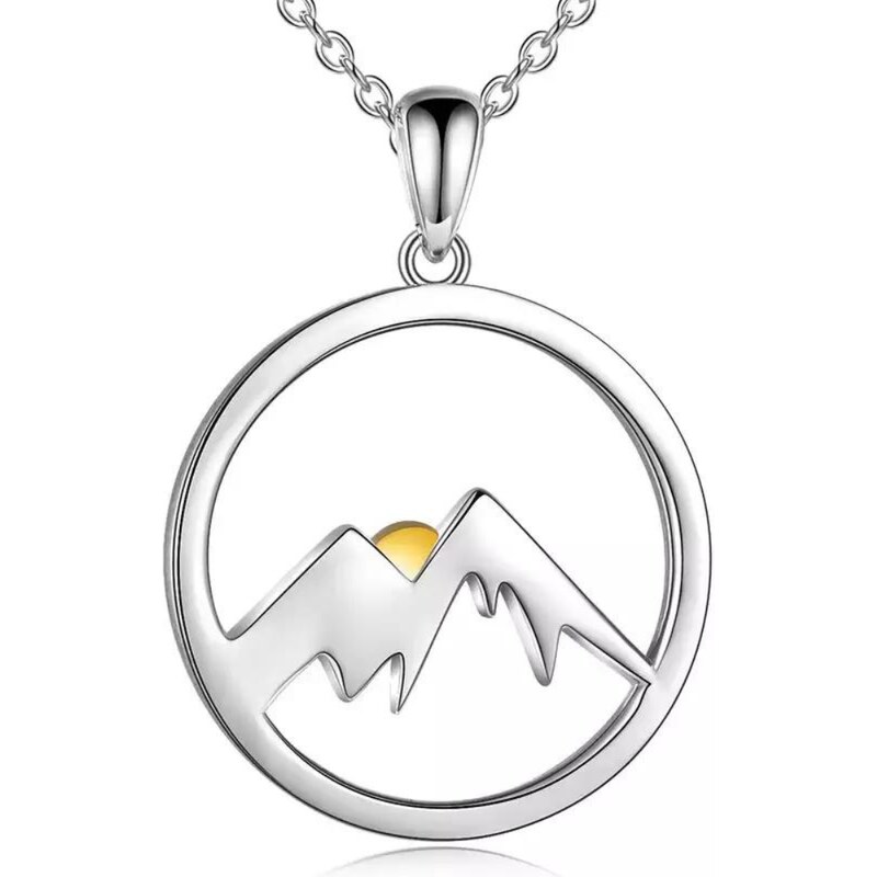 Olivie Stříbrný náhrdelník MOUNTAIN 7190 75804090