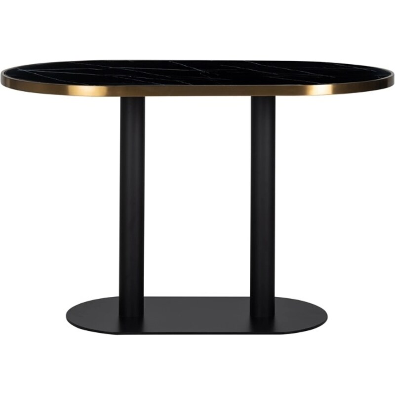 Černý mramorový jídelní stůl Richmond Zenza 120 x 70 cm