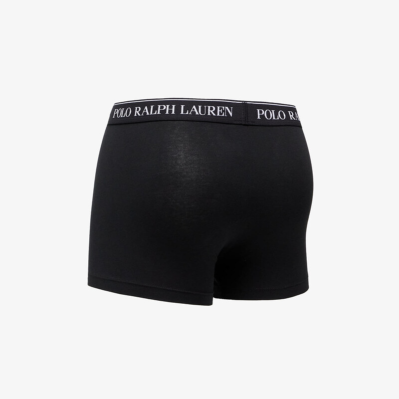 Boxerky Ralph Lauren Stretch Cotton Classic Trunks Grey/ White/ Black