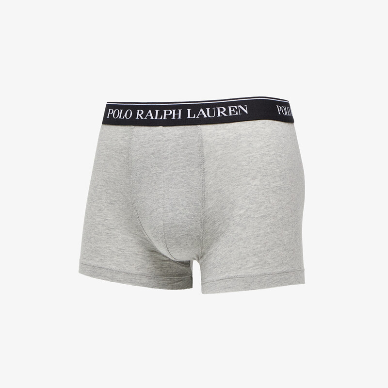 Boxerky Ralph Lauren Stretch Cotton Classic Trunks 3-Pack Grey