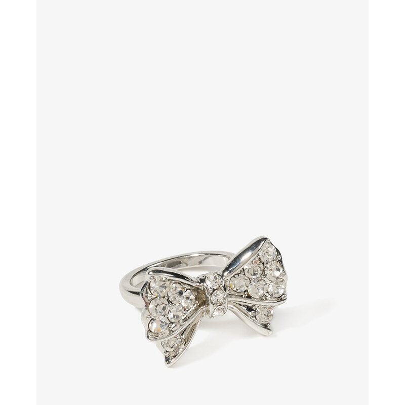 Forever 21 Rhinestoned Bow Ring