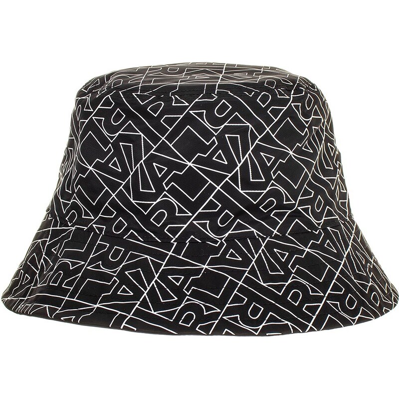 Karl Lagerfeld unisex oboustranný černý klobouk