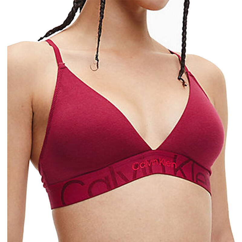 Calvin Klein podprsenka QF6990E vínová