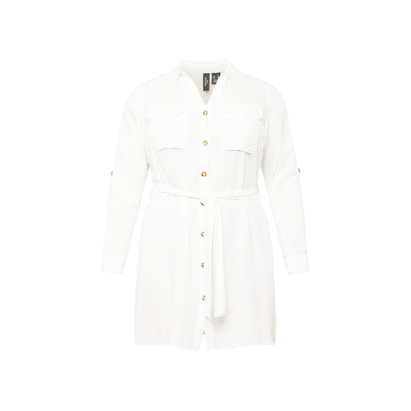 Vero Moda Curve Košilové šaty bílá