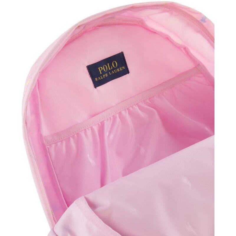 Batoh Polo Ralph Lauren růžová barva, velký, vzorovaný